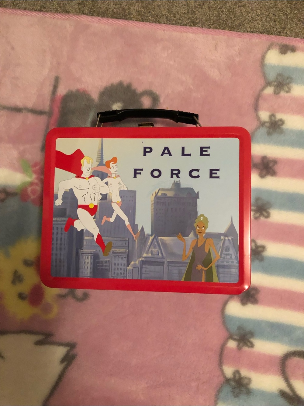 Pale Force lunch pail CoNaN O’Brien JiM Gaffigan lunchbox comics